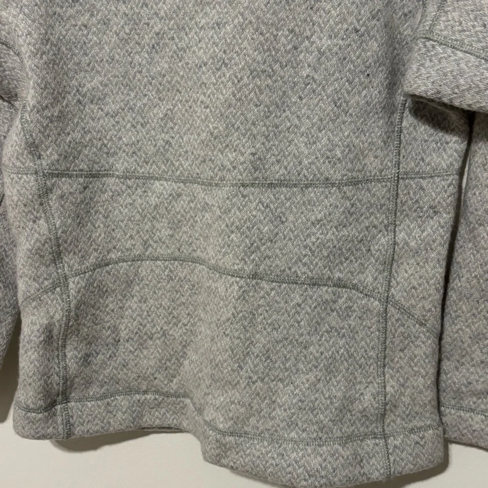 Sherpa Adventure Gear Hiking Pullover Top 1/4 Button Size Small Long Sleeve Wool